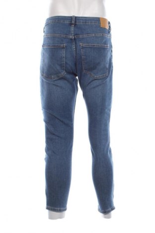 Blugi de bărbați Bershka, Mărime L, Culoare Albastru, Preț 93,99 Lei