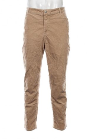 Pantaloni raiați de bărbați C&A, Mărime XL, Culoare Bej, Preț 70,99 Lei