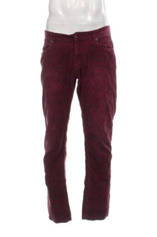 Pantaloni raiați de bărbați Celio, Mărime L, Culoare Roșu, Preț 56,99 Lei