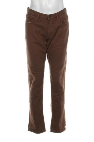 Pantaloni raiați de bărbați Massimo Dutti, Mărime L, Culoare Maro, Preț 178,95 Lei