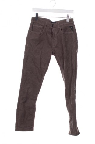 Pantaloni raiați de bărbați Replay, Mărime S, Culoare Maro, Preț 160,99 Lei
