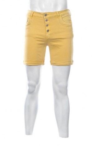 Pantaloni scurți de bărbați Jewelly, Mărime M, Culoare Galben, Preț 65,99 Lei