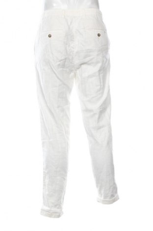 Pantaloni de bărbați Selected Homme, Mărime M, Culoare Alb, Preț 241,99 Lei