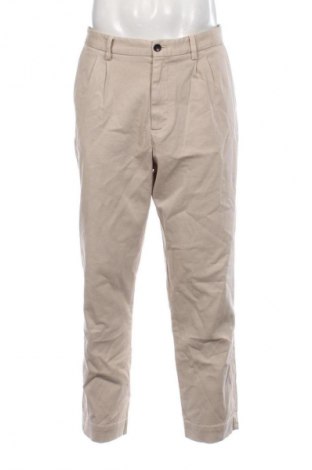 Herrenhose Zara, Größe L, Farbe Beige, Preis 15,99 €