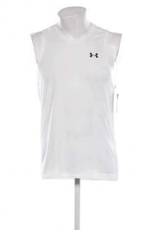 Herren Tanktop Under Armour, Größe M, Farbe Weiß, Preis 24,99 €