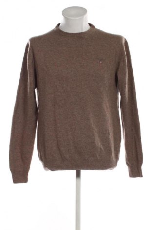 Мъжки пуловер Gant, Размер XL, Цвят Кафяв, Цена 102,99 лв.