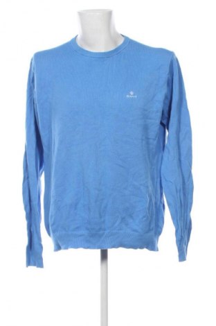 Męski sweter Gant, Rozmiar XXL, Kolor Niebieski, Cena 237,99 zł