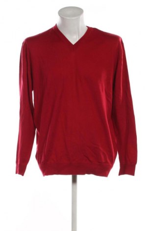 Ανδρικό πουλόβερ Johann Konen, Μέγεθος XXL, Χρώμα Κόκκινο, Τιμή 30,99 €