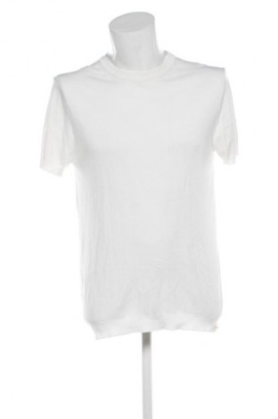 Pulover de bărbați Pull&Bear, Mărime L, Culoare Alb, Preț 92,61 Lei