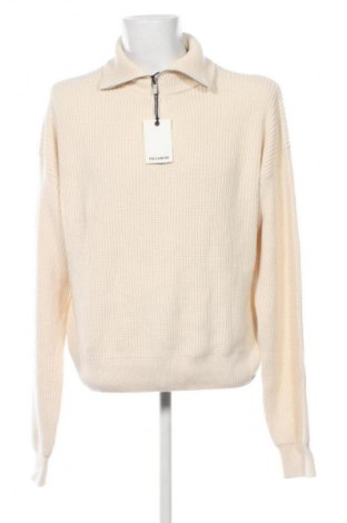 Herrenpullover Pull&Bear, Größe XL, Farbe Ecru, Preis 27,99 €