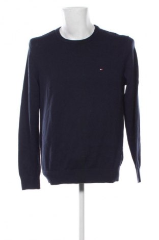 Herrenpullover Tommy Hilfiger, Größe L, Farbe Blau, Preis 68,99 €