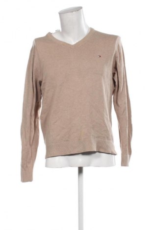 Herrenpullover Tommy Hilfiger, Größe L, Farbe Beige, Preis 47,99 €