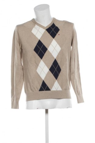 Herrenpullover Tommy Hilfiger, Größe M, Farbe Beige, Preis 35,29 €