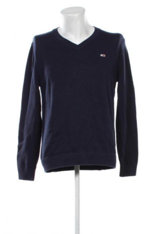 Férfi pulóver Tommy Jeans, Méret L, Szín Kék, Ár 38 389 Ft