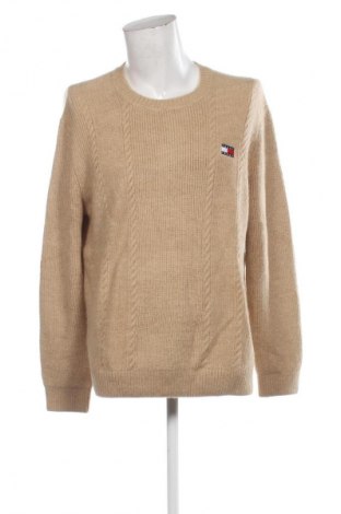 Herrenpullover Tommy Jeans, Größe XL, Farbe Beige, Preis 122,99 €