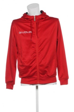 Herren Sweatshirt Givova, Größe XL, Farbe Rot, Preis 17,99 €