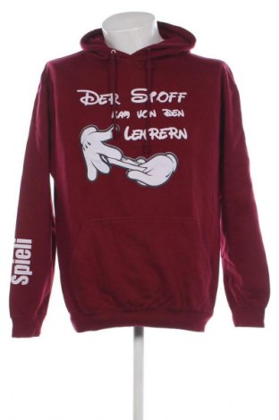 Hanorac de bărbați Just hoods, Mărime L, Culoare Roșu, Preț 73,99 Lei