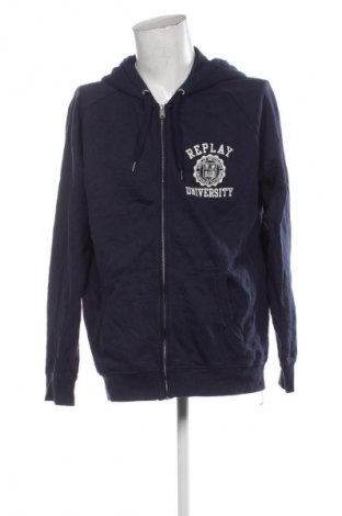 Hanorac de bărbați Replay, Mărime XXL, Culoare Albastru, Preț 273,99 Lei