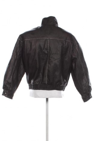 Geacă de piele pentru bărbati Bershka, Mărime M, Culoare Maro, Preț 179,99 Lei