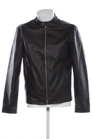 Herren Lederjacke Jack & Jones, Größe L, Farbe Schwarz, Preis 85,04 €