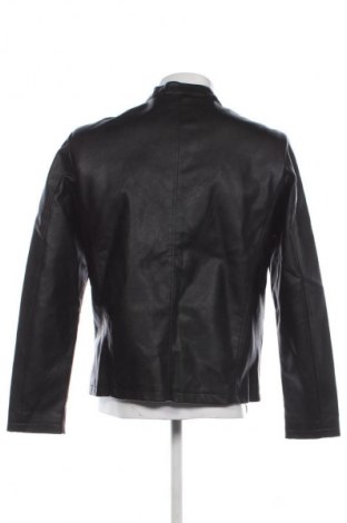 Herren Lederjacke Jack & Jones, Größe L, Farbe Schwarz, Preis 85,04 €