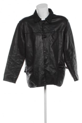 Geacă de piele pentru bărbati Unbranded, Mărime XL, Culoare Negru, Preț 281,61 Lei