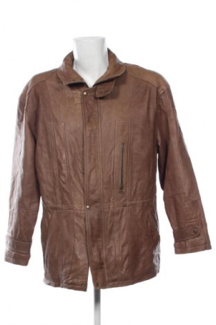 Geacă de piele pentru bărbati Unbranded, Mărime XL, Culoare Maro, Preț 439,99 Lei