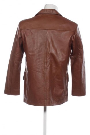 Geacă de piele pentru bărbati Unbranded, Mărime L, Culoare Maro, Preț 439,99 Lei