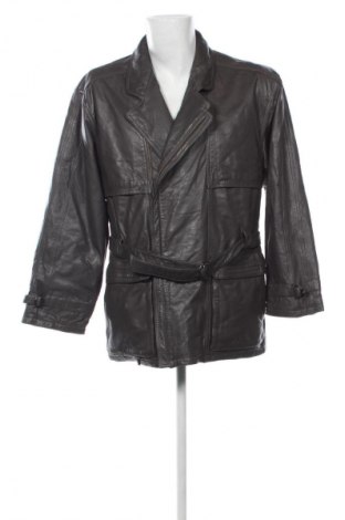 Herren Lederjacke Unbranded, Größe L, Farbe Grau, Preis 103,99 €