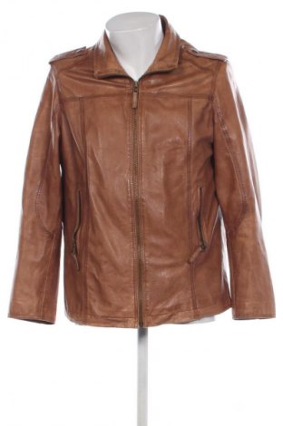 Herren Lederjacke Unbranded, Größe S, Farbe Braun, Preis 49,99 €