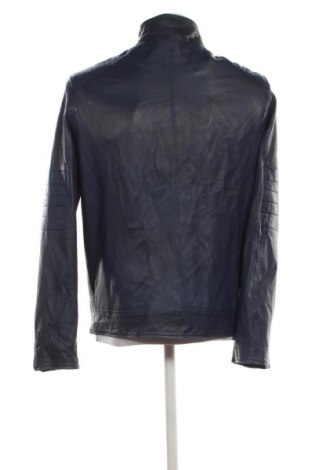 Geacă de piele pentru bărbati Unbranded, Mărime XL, Culoare Albastru, Preț 331,99 Lei