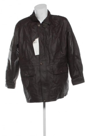 Geacă de piele pentru bărbati Unbranded, Mărime L, Culoare Maro, Preț 338,99 Lei