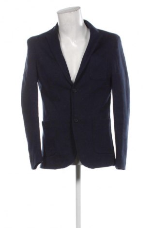 Sacou de bărbați Bershka, Mărime L, Culoare Albastru, Preț 114,99 Lei