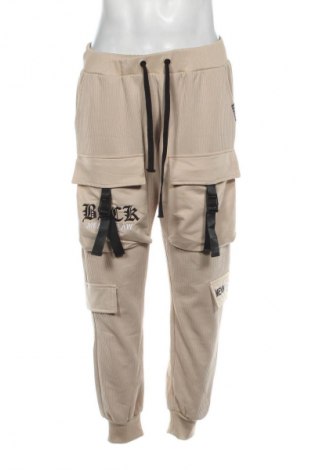 Herren Sporthose Unbranded, Größe L, Farbe Beige, Preis 12,99 €