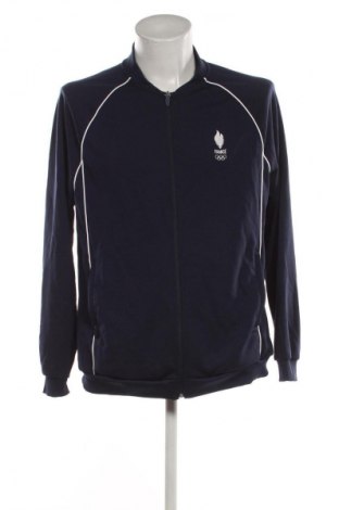 Bluză trening de bărbați Decathlon, Mărime XXL, Culoare Albastru, Preț 72,99 Lei