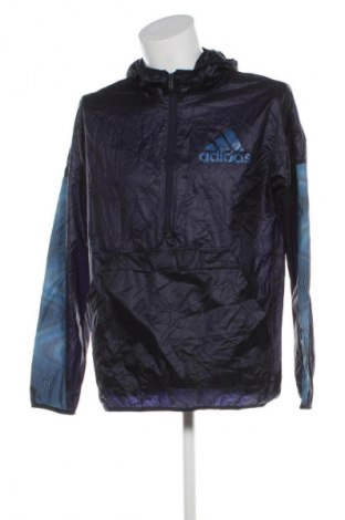 Herrenjacke Adidas, Größe L, Farbe Blau, Preis 44,99 €