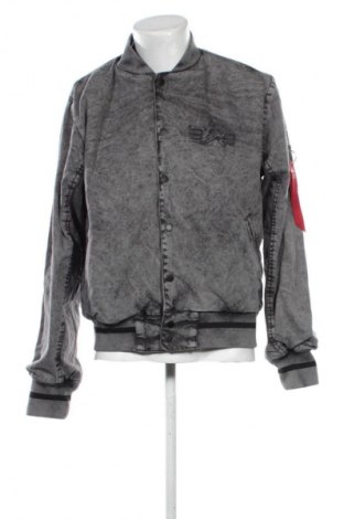 Herrenjacke Alpha Industries, Größe L, Farbe Grau, Preis 119,99 €