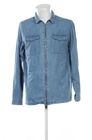 Geacă de bărbati Pull&Bear, Mărime M, Culoare Albastru, Preț 103,00 Lei