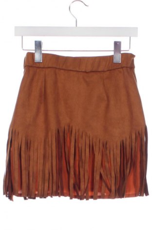 Пола SHEIN, Размер XS, Цвят Кафяв, Цена 31,16 лв.