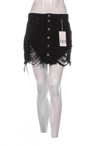 Szoknya Zara, Méret L, Szín Fekete, Ár 13 359 Ft