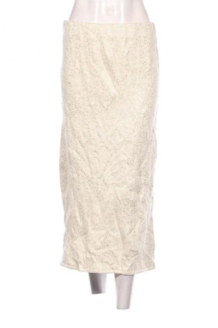 Spódnica Zara, Rozmiar L, Kolor ecru, Cena 81,99 zł