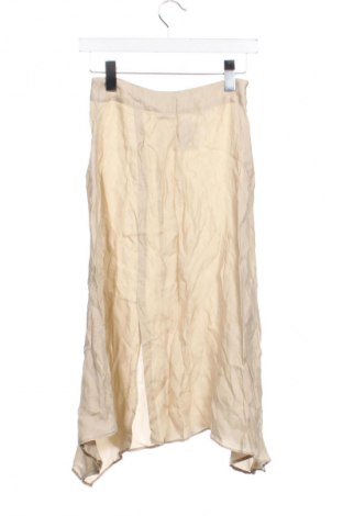 Fustă Zara, Mărime XS, Culoare Bej, Preț 51,45 Lei