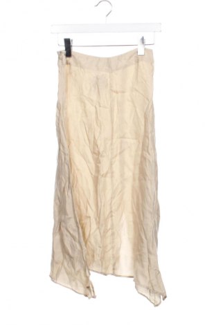 Fustă Zara, Mărime XS, Culoare Bej, Preț 51,45 Lei