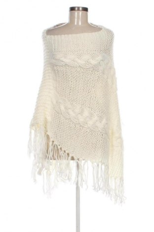 Poncho Boysen's, Größe M, Farbe Ecru, Preis 14,99 €