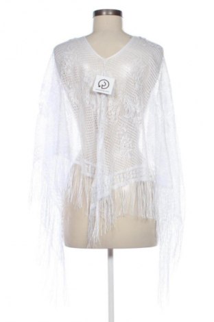 Poncho Unbranded, Mărime M, Culoare Alb, Preț 76,32 Lei