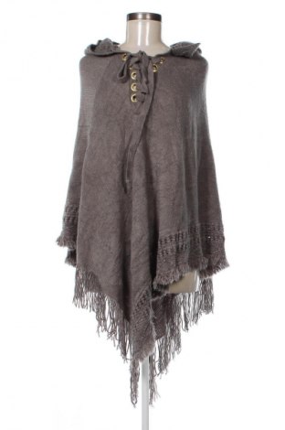 Пончо Unbranded, Размер XL, Цвят Сив, Цена 31,99 лв.