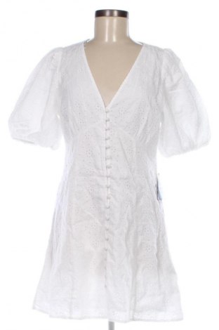 Рокля Gina Tricot, Размер M, Цвят Бял, Цена 109,99 лв.