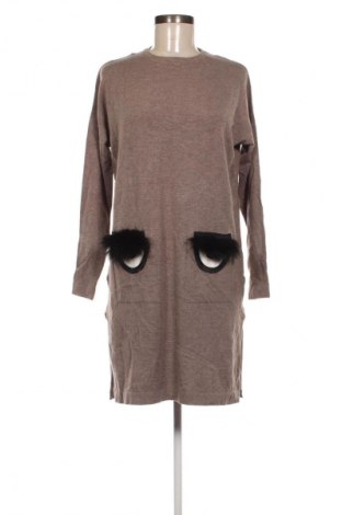 Šaty  M&V, Velikost L, Barva Hnědá, Cena  199,00 Kč