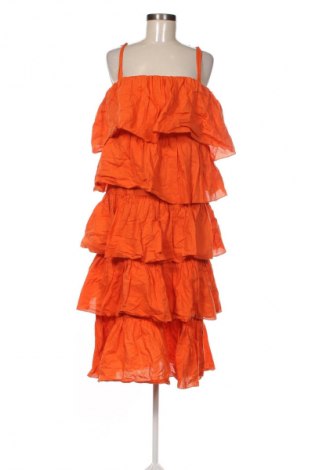 Рокля Nualy, Размер L, Цвят Оранжев, Цена 82,00 лв.