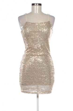 Sukienka Sinsay, Rozmiar XS, Kolor Złocisty, Cena 58,99 zł